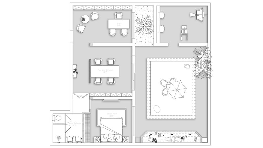 華夏四季平面布置圖