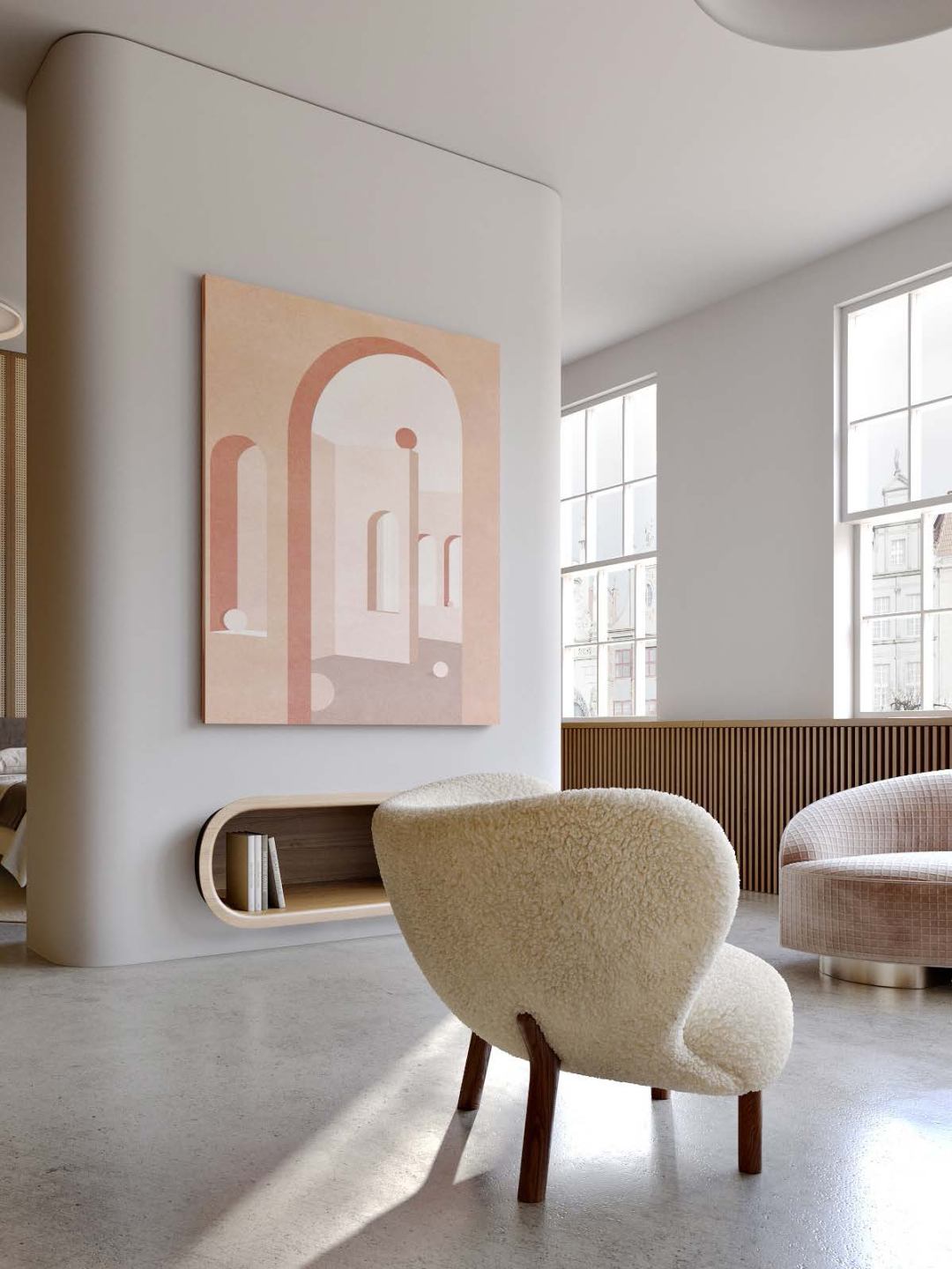 弧形設計的靈魂-此間設計