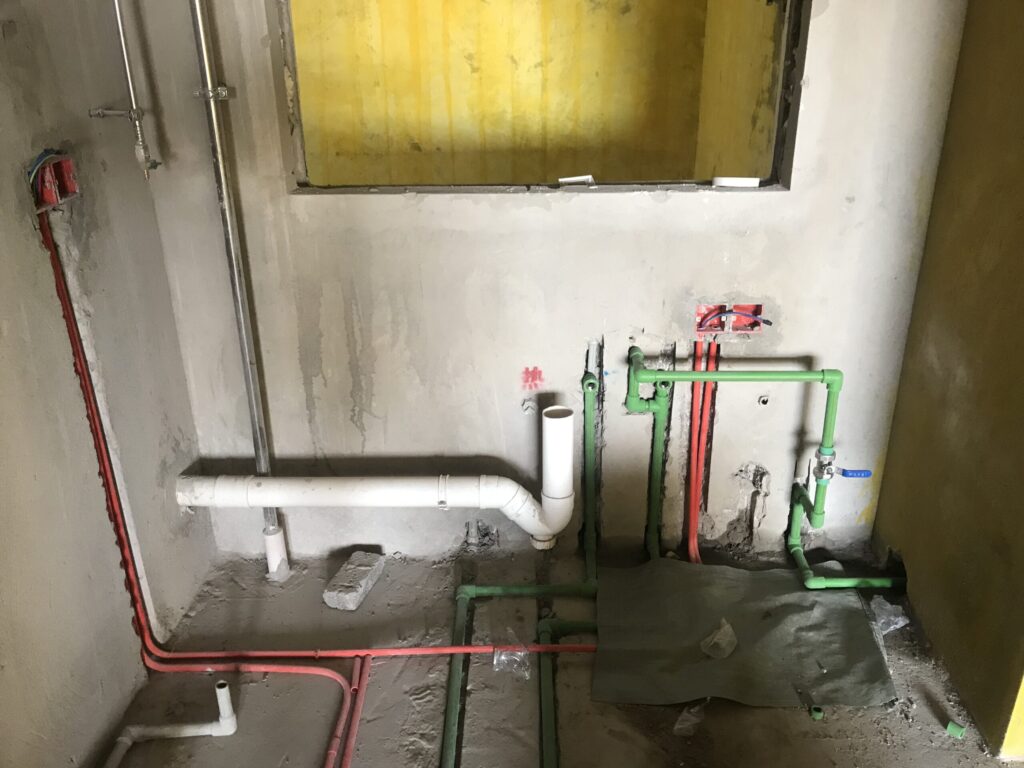 水電施工現場照片