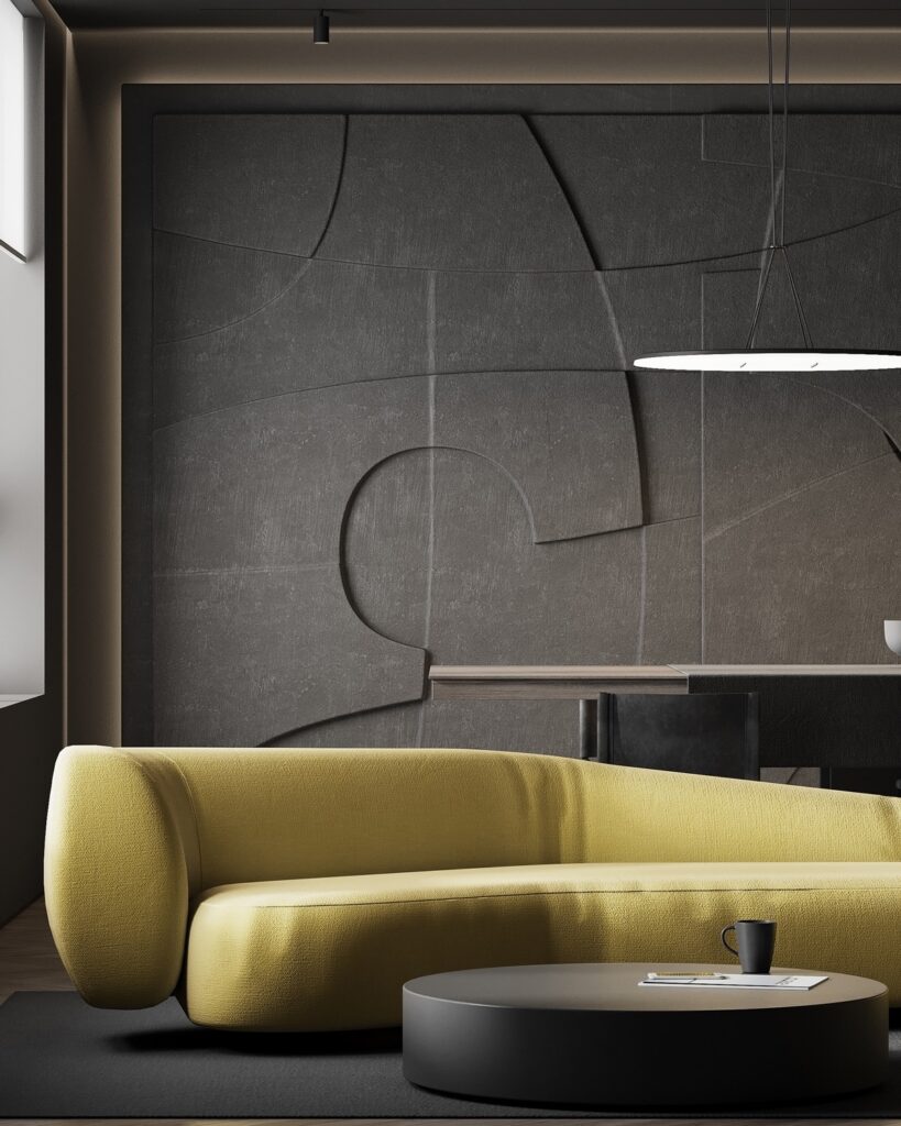 如何用深色紋理創造大膽的裝飾-此間設計