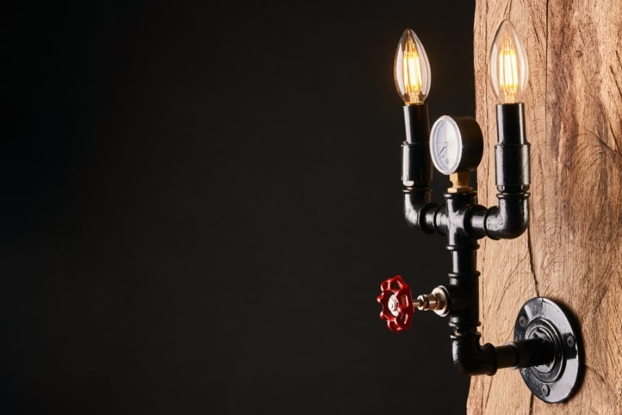 復古管燈固定裝置