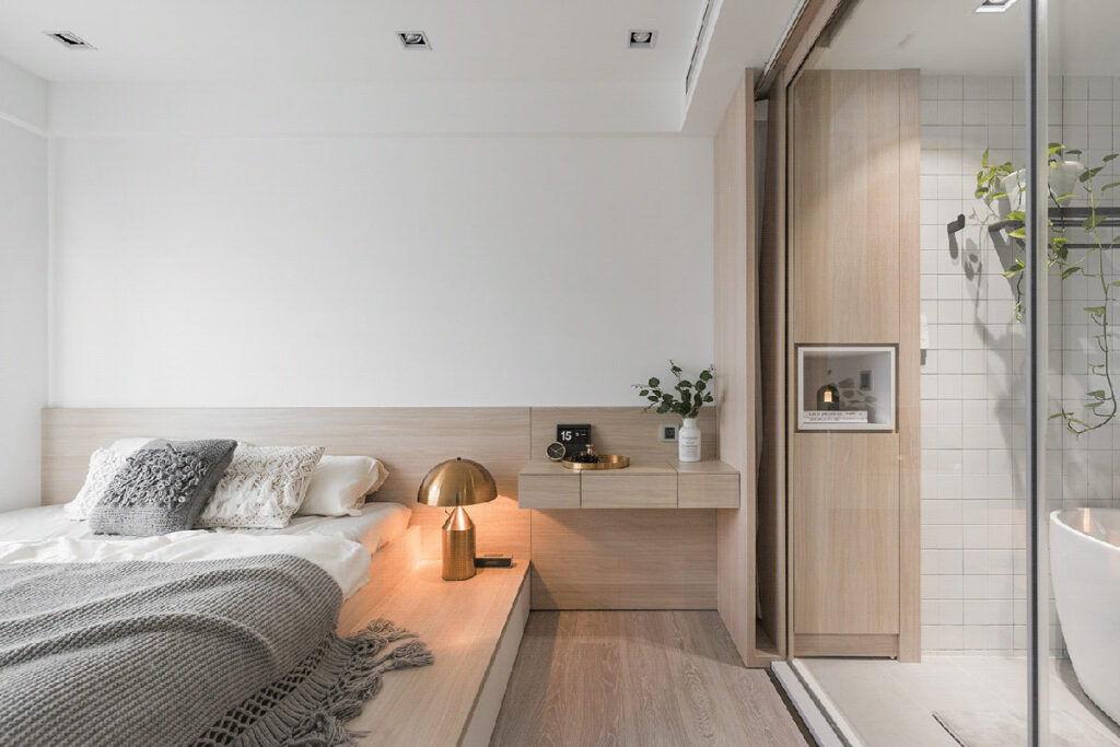 白色擴展的現代風格裝修-此間設計