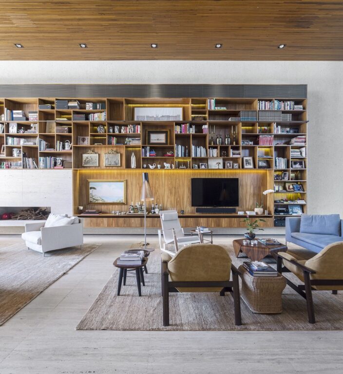 推薦幾款閱讀愛好者的幾款電視背景墻-此間設(shè)計