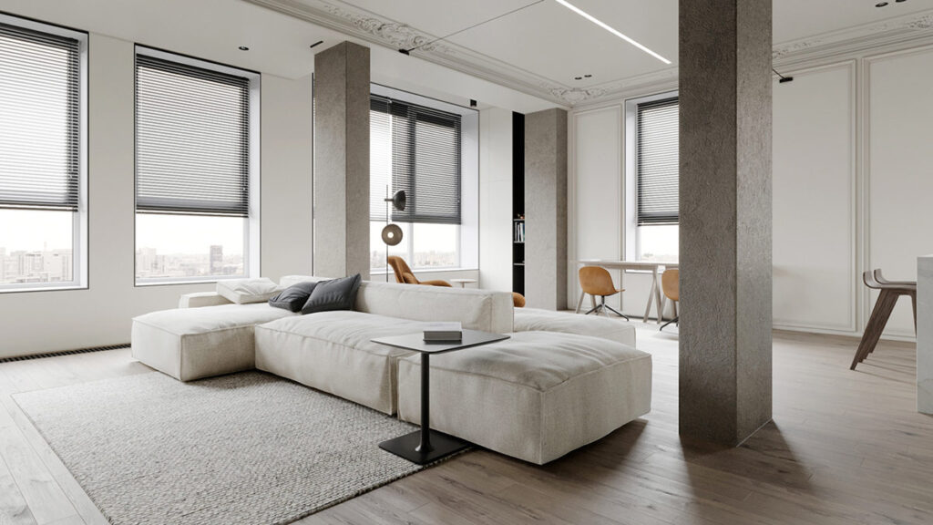 經典的灰色裝飾處理-此間設計