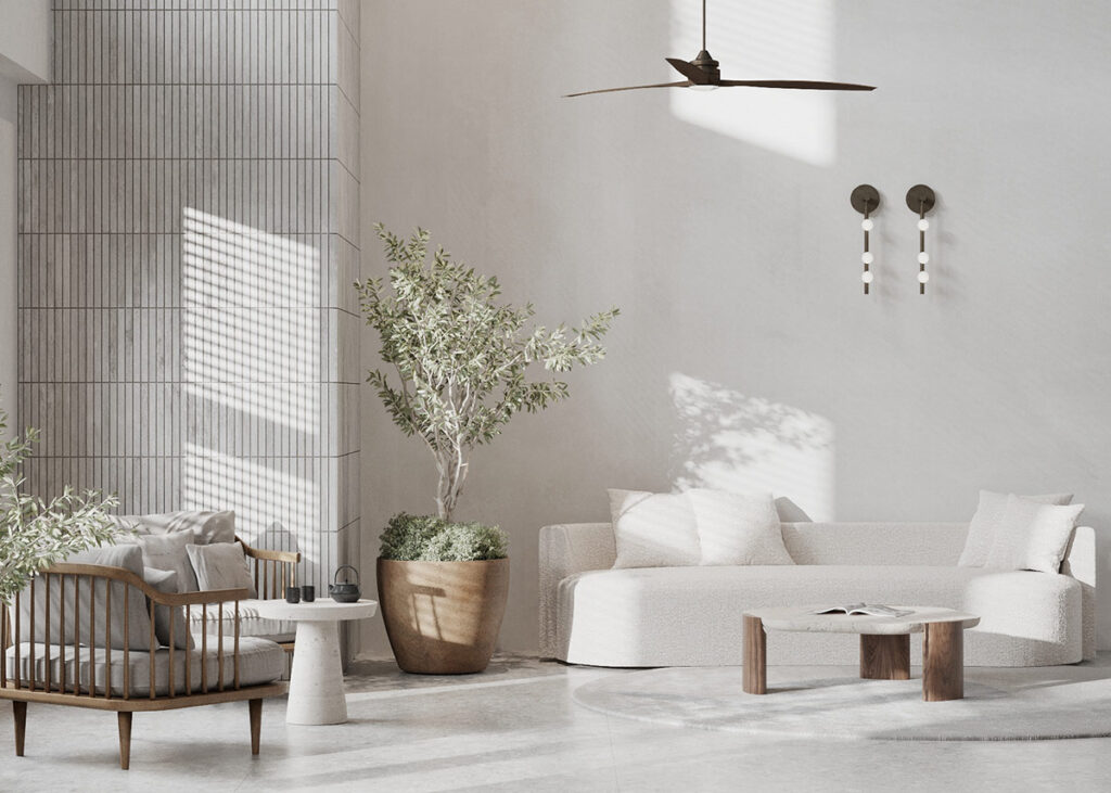 簡單色彩和材質(zhì)搭配出獨(dú)特的裝飾-此間設(shè)計