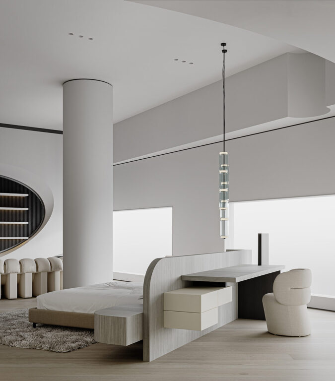 極簡大平層布置-此間設計