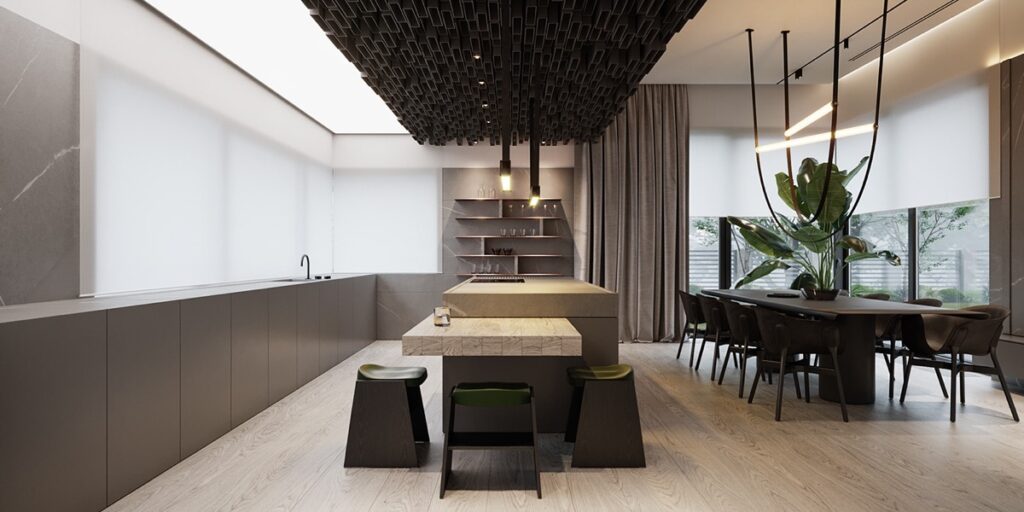 餐廳燈光設(shè)計(jì)-此間設(shè)計(jì)