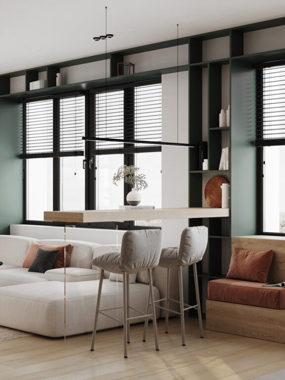 單身公寓的簡單裝修-此間設計