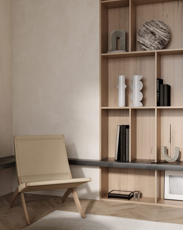 恬靜的室內裝修，燈光的點綴-此間設計