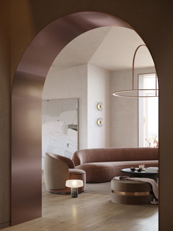 曲線和經典拱門設計的共鳴-此間設計