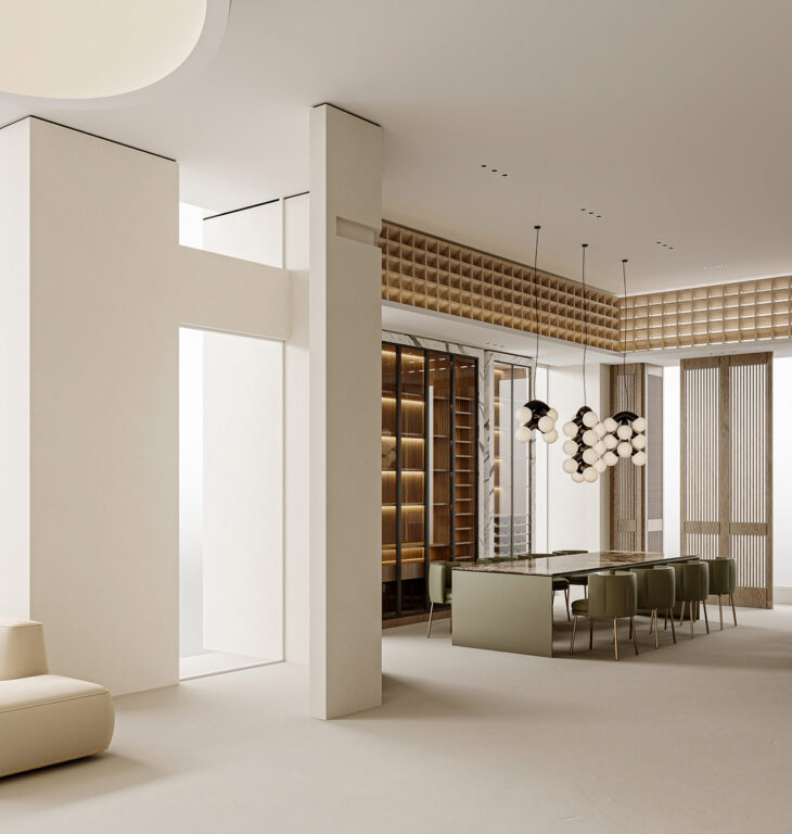 奶油色室內(nèi)裝修-此間設(shè)計