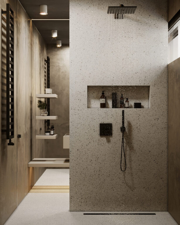 衛(wèi)生間裝修，暗裝潔具極具個(gè)性