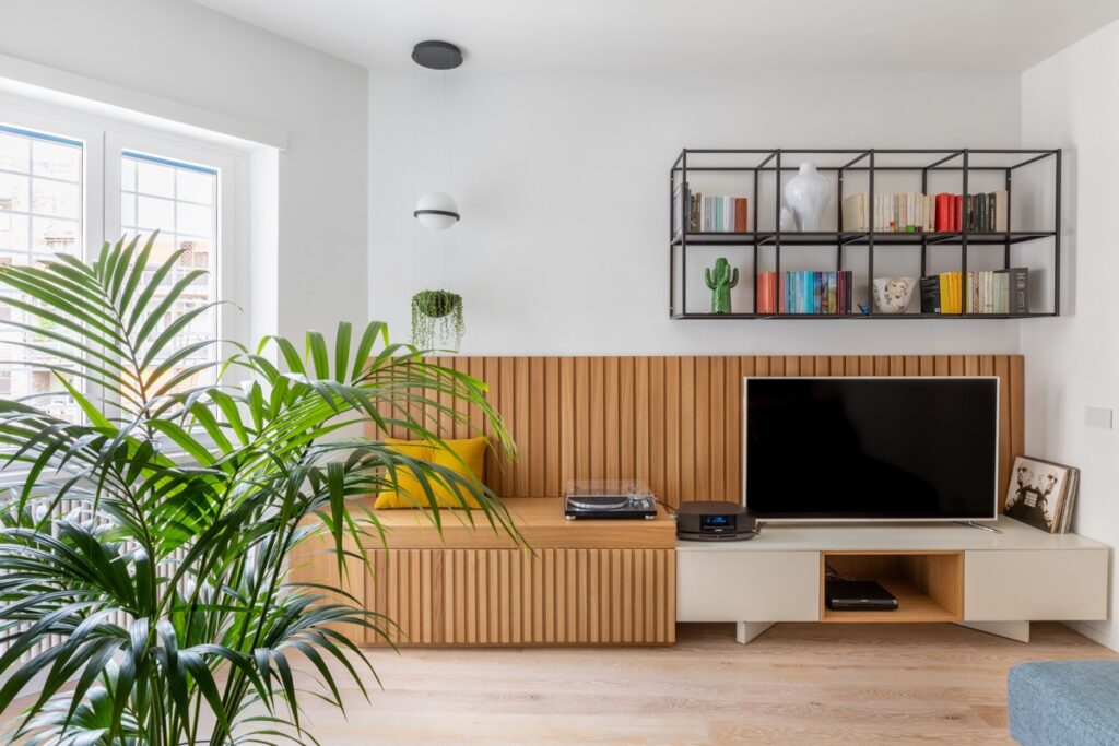 活潑的家庭氛圍，大膽的色彩搭配-此間設計