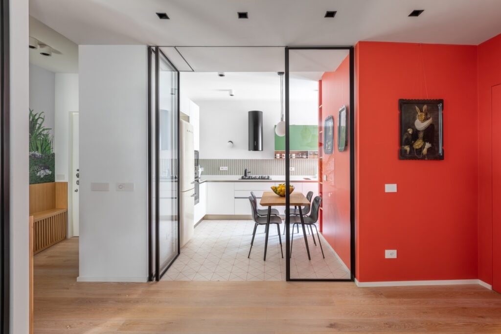 活潑的家庭氛圍，大膽的色彩搭配