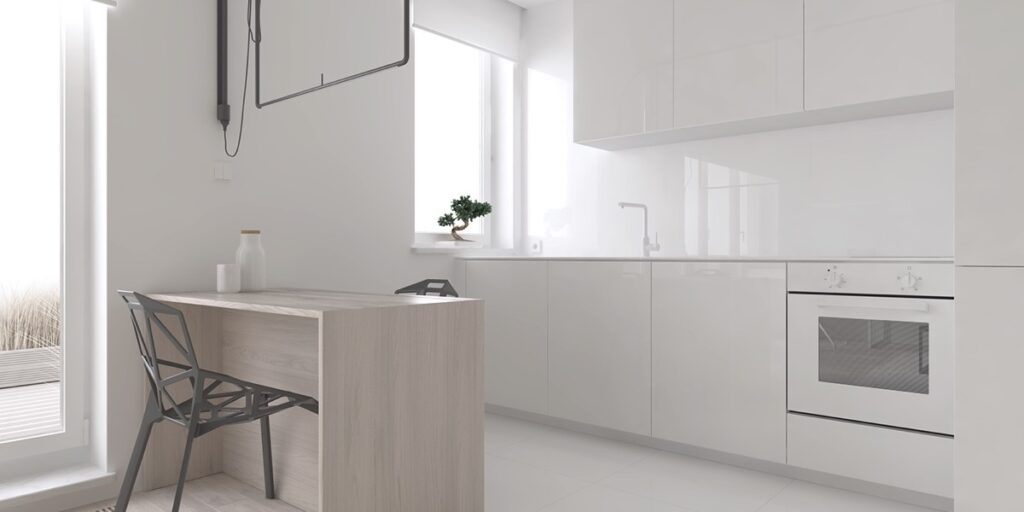 昆明極簡公寓空間裝修合理運用布局-此間設計