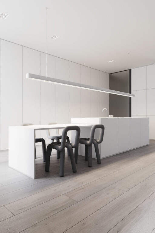 室內(nèi)裝修純凈的黑白灰配色方案二-此間設計