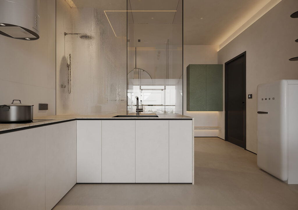 現代簡裝風格暖色調搭配-此間設計