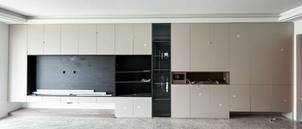 全屋定制_滿墻柜_電視墻_裝修圖