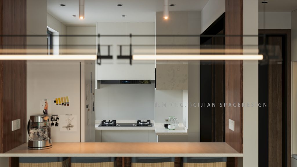 中古風廚房裝修圖